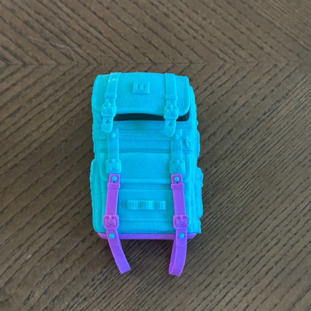 Barbie Teal and Purple Hiking Backpack Fashion Doll Accessory Toy